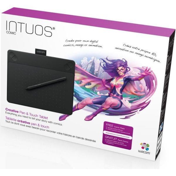 Grafički tablet Wacom Intuos S Bluetooth Black Manga, CTL-4100WLK-M - Slika 2