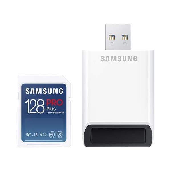 SAMSUNG PRO PLUS SDXC Memory Card 128GB, MB-SD128KB/WW