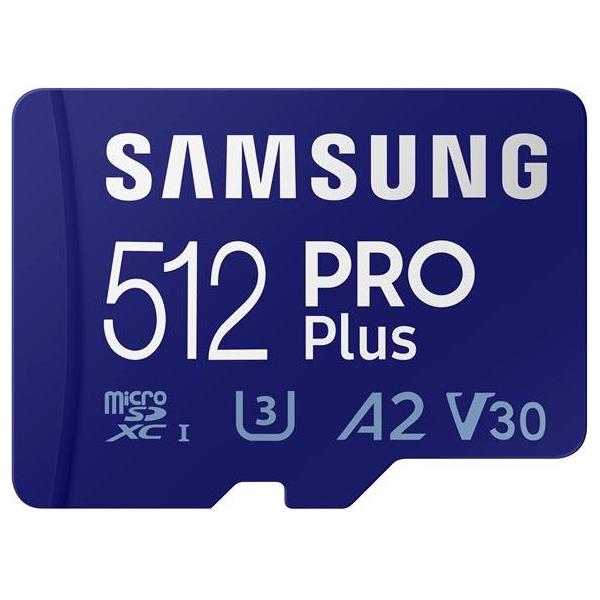 SAMSUNG PRO PLUS microSD 512GB, MB-MD512KA/EU