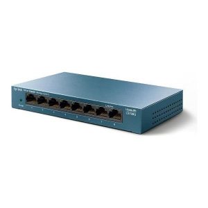 TP-Link 8-Port 1GbE RJ45 Metal Desktop Switch, LS108G