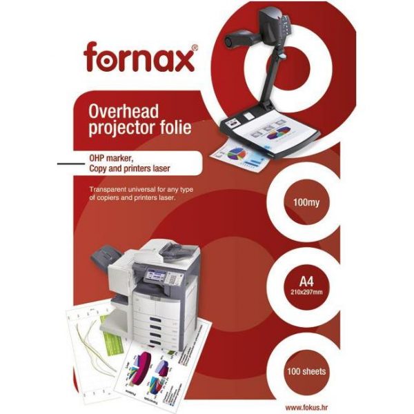 Folija LK A4 OHP (za prezentacije) pk100 Fornax prozirna