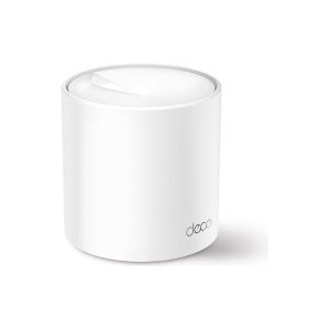 AX3000 Whole Home Mesh Wi-Fi 6 UnitSPEED: 574 Mbps at 2.4 GHz + 2402 Mbps at 5 GHzSPEC: 2× Internal Antennas, 3× Gigabit Ports (WAN/LAN auto-sensing), 2 Streams and HE160 for 5GHzFEATURE: Deco App, Ro