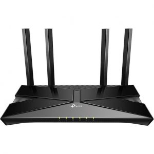 AX3000 Dual-Band Wi-Fi 6 RouterSPEED: 574 Mbps at 2.4 GHz + 2402 Mbps at 5 GHz SPEC: 4× Antennas, 1× Gigabit WAN Port + 4× Gigabit LAN Ports, 1024-QAM, OFDMA, HE160FEATURE: Tether App, WPA3, Access Po