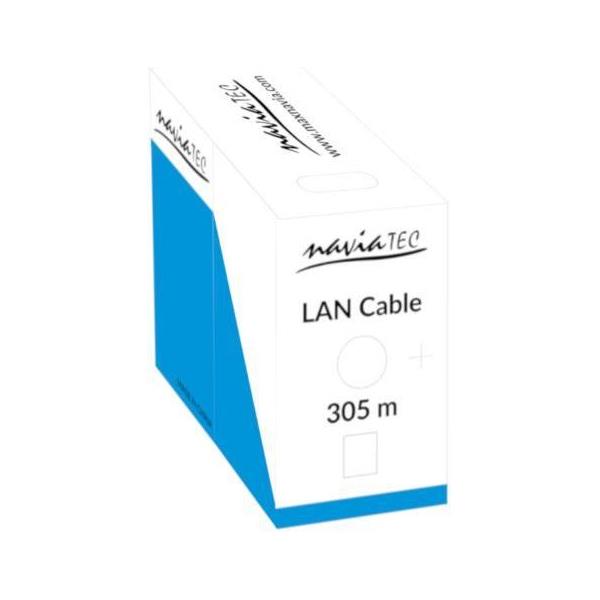 NaviaTec Cat5e UTP Stranded, 24AWG, Copper 305m, CAT5E-BOX246