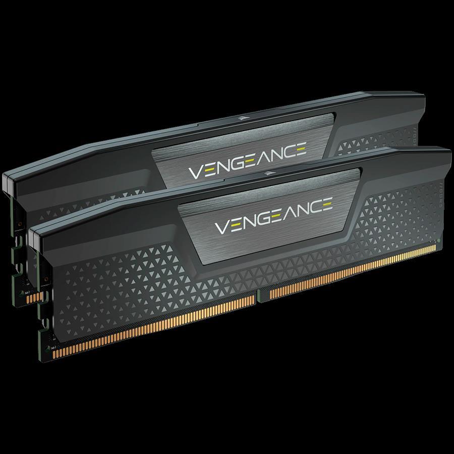 CORSAIR VENGEANCE 32GB (2 x 16GB) DDR5 DRAM 5200MHz C40 - Black, CMK32GX5M2B5200C40