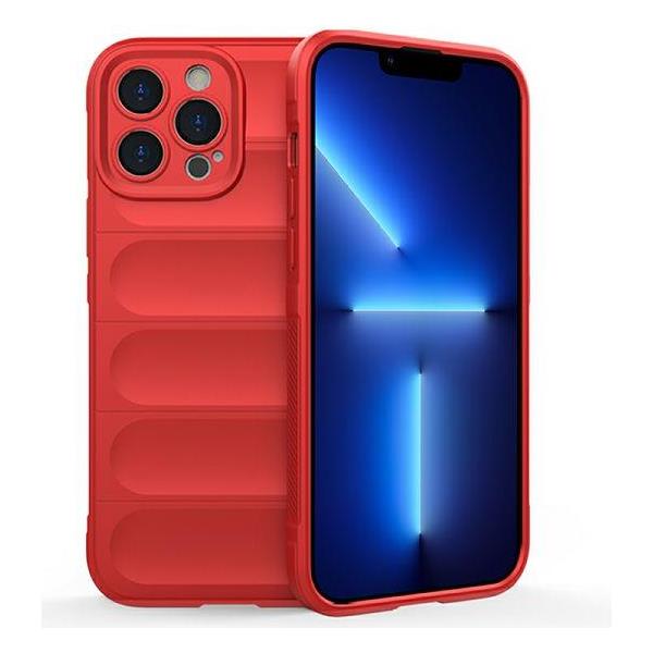 MM TPU IPHONE 11 6.1 HARD PROTECTION WAVES red, 3858894344802
