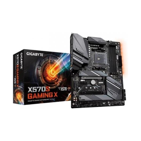 GIGABYTE Main Board Desktop X570S GAMING X (AM4, 4x DDR4 max. 128GB, 1x PCI-E 4.0 x16x16, 1x PCI-E x16x1, 3x M.2 4.0, 6x SATA, 4xUSB 3.2 Gen1, 1xUSB 3.2 Gen2, 1x USB 3.2 Gen2 Type-C, 2x USB 2.0, 1x HD