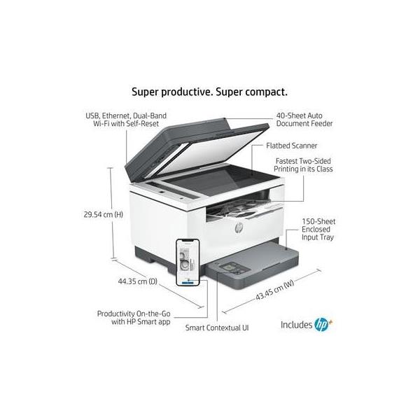 Pisač HP LaserJet MFP M234sdne, 6GX01E - Slika 2