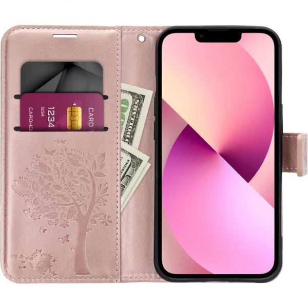 Torbica MEZZO Book case for SAMSUNG A33 5G tree rose gold - Slika 3