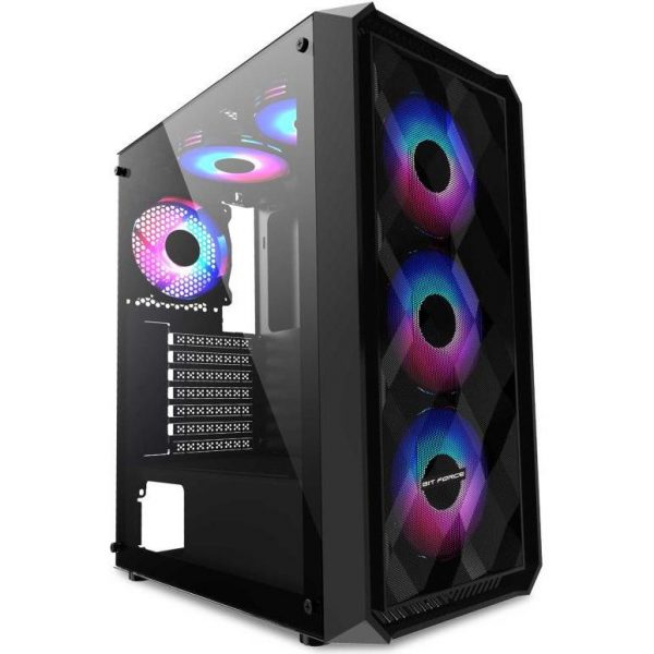 Bit Force PALADIN CF-4 Gaming Midi Tower ATX kućište bez napajanja, crno, 2911118