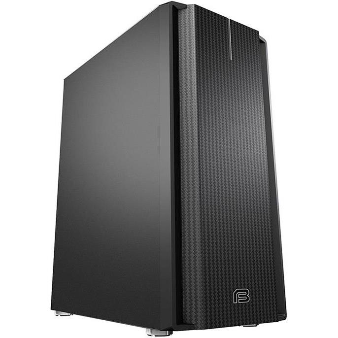 Bit Force SHADOW SE-2 Midi Tower Tiho Gaming PC ATX kućište bez napajanja, crno, 2911102