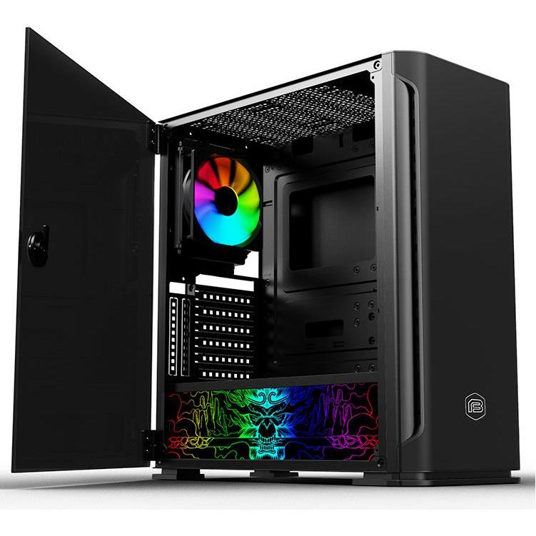Bit Force GALAXY ATG-2 Midi Tower ARGB Gaming PC ATX kućište bez napajanja, crno, 2911103 - Slika 3