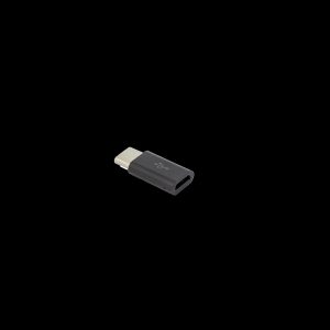 ADAPTER MICRO USB 2.0 Ženski -> TYPE-C Muški Crni / RETAIL