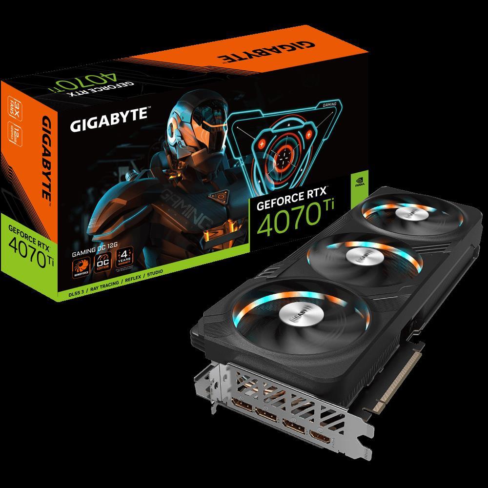 Gigabyte GF RTX4070TI Gaming OC, 12GB, GDDR6X, GV-N407TGAMING OC-12GD