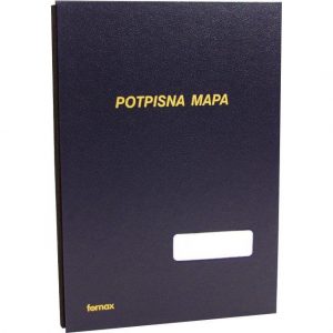 Mapa potpisna s prozorom 3007 Fornax tamno plava, 000007025