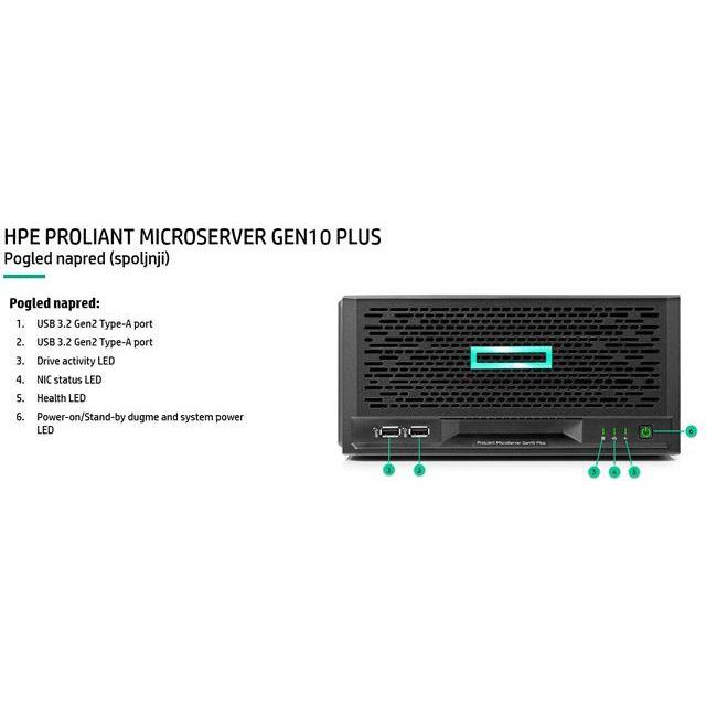SRV HPE MicroSvr Gen10+ G5420 1P 8G NHP, P16005-421 - Slika 2