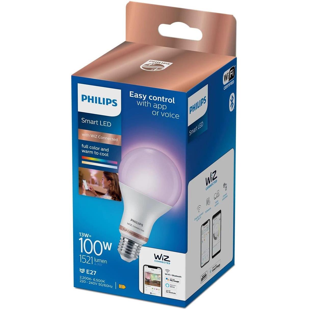 Philips Wiz žarulja u boji, E27, A67, 100W, 929002449702