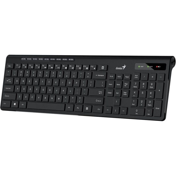 Genius SlimStar 7230, tipkovnica, USB, crna, 31310021406