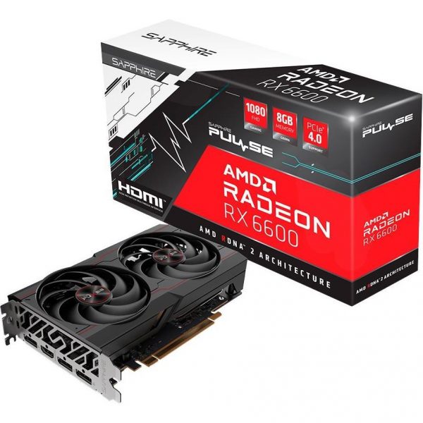 Sapphire RX 6600 Pulse Gaming, 8GB GDDR6, 11310-01-20G
