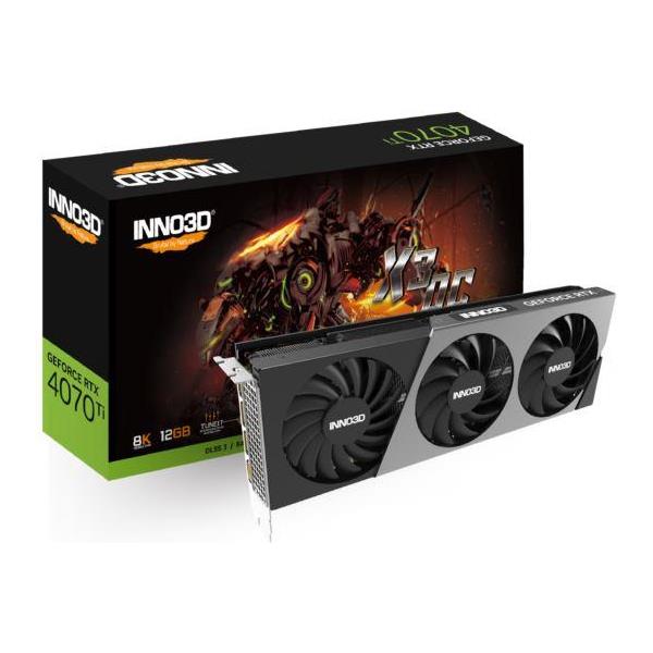 INNO3D GeForce RTX 4070 Ti X3 OC, 12GB GDDR6X, N407T3-126XX1861