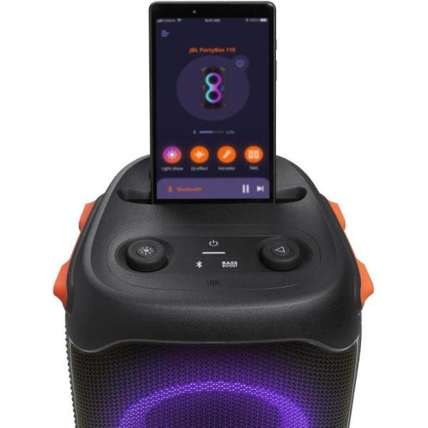 JBL PARTYBOX 110 Prijenosni bežični bluetooth zvučnik velike snage 160W, Bluetooth, RGB LED osvjetljenje, USB, JBLPARTYBOX110EU - Slika 3