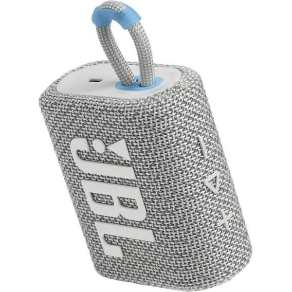 JBL Go 3 prijenosni zvučnik BT5.1, vodootporan IP67, ECO bijeli, JBLGO3ECOWHT