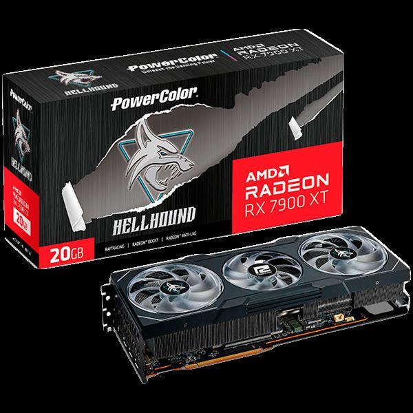 TUL AMD Video Card RX-7900XT Hellhound 20GB GDDR6 320bit, 2500 MHz / 20 Gbps, 3x DP, 1x HDMI, 3 fan, 3 slot, RX-7900XT 20G-L/OC - Slika 3