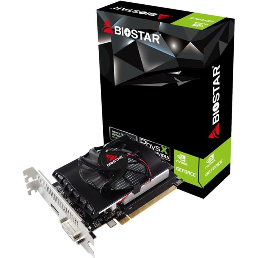Biostar Video Card NVidia GT1030 4096M, 64bD4 PCIE3/Fan, GT1030-4GB ATX