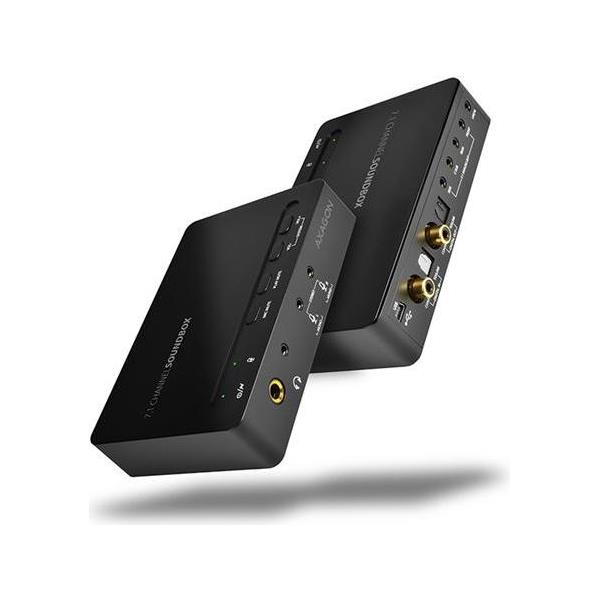 AXAGON ADA-71 USB2.0 - SOUNDbox real 7.1 Audio Adapter, SPDIF