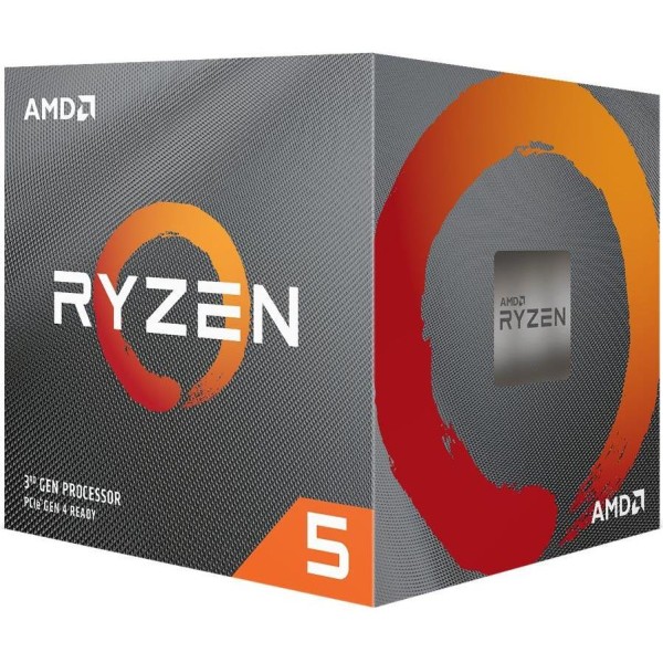 AMD CPU Desktop Ryzen 5 4C/8T 3400G (4.2GHz,6MB,65W,AM4) box, RX Vega 11 Graphics, with Wraith Spire cooler, YD3400C5FHBOX