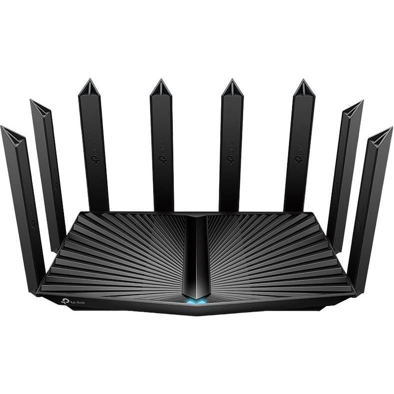 TP Link AX6600 Tri-Band Wi-Fi 6 Gaming Router, Wi-Fi 6, 5GHz: 4804 Mbps (802.11ax, HE160), 5 GHz:1201 Mbps (802.11ax), 2.4 GHz:574 Mbps (802.11ax), 8× Antennas, Beamforming, High-Power FEM, 4T4R, ARCH