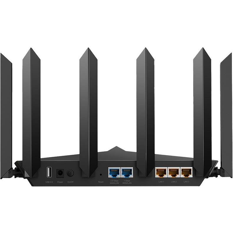 TP Link AX6600 Tri-Band Wi-Fi 6 Gaming Router, Wi-Fi 6, 5GHz: 4804 Mbps (802.11ax, HE160), 5 GHz:1201 Mbps (802.11ax), 2.4 GHz:574 Mbps (802.11ax), 8× Antennas, Beamforming, High-Power FEM, 4T4R, ARCH - Slika 2