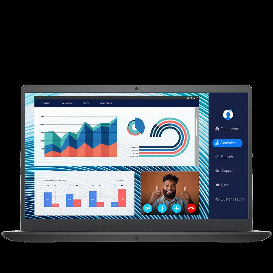 Dell Vostro 3420, 14in FHD (1920x1080), Intel Core i5-1135G7 (8MB, 4.2GHz), 8GB (1x8GB) DDR4, M.2 512GB PCIe, Intel UHD, WiFi, BT, HDMI, 2xUSB 3.2, USB 2.0, RJ-45, Cam, Mic, Backlit, Win11Pro, 3Y PS N - Slika 4