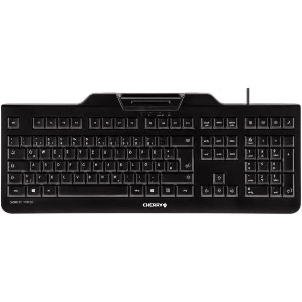 Cherry KC-1000SC tipkovnica sa čitačem Smart kartica, USB, crna, JK-A0100GB-2