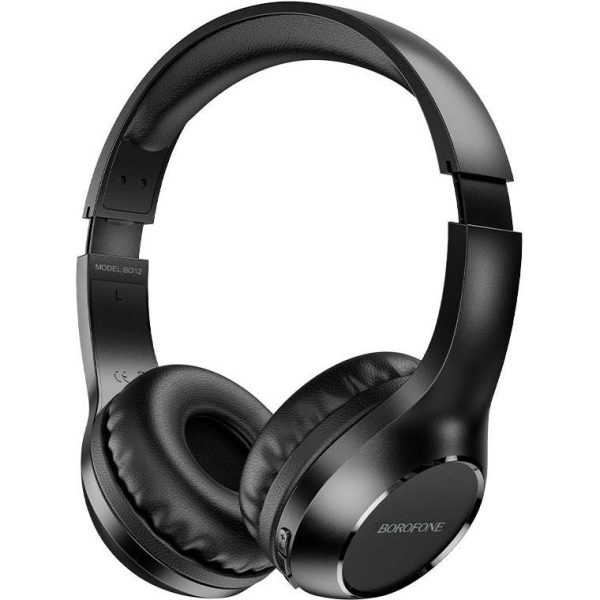 Slušalice BOROFONE bežične BO12 Power, crne, 6931474746733