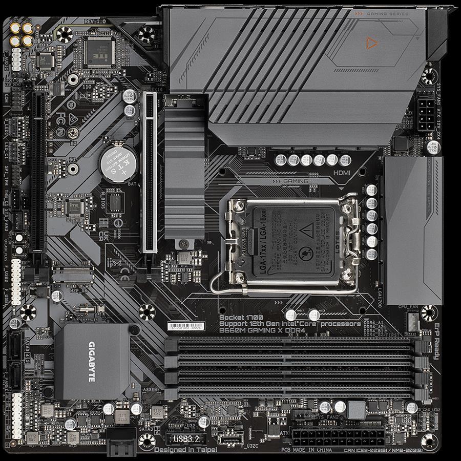 GIGABYTE Mainboard Desktop B660M GAMING X DDR4, B660M GAMING X DDR4