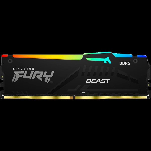 Kingston 16GB 5600MT/s DDR5 CL36 DIMM (Kit of 2) FURY Beast RGB EXPO, KF556C36BBEAK2-16