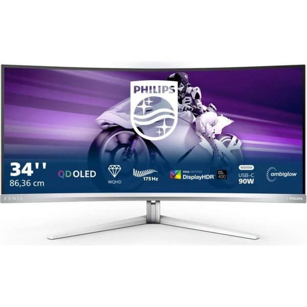 Philips 34", 34M2C8600, QD-OLED, 170Hz, HDMI, DP, 34M2C8600/00