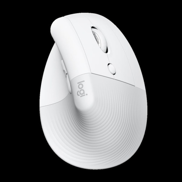 Logitech Lift za Mac, ergonomski miš, bijeli, 910-006477