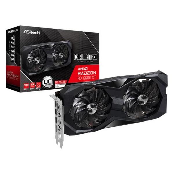 Asrock Radeon RX 6600 XT Challenger D 8GB OC, 8GB GDDR6, RX6600XT CLD 8GO