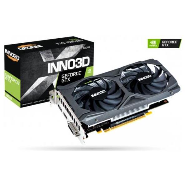 INNO3D GeForce GTX 1650 TWIN X2 OC V2, 4GB GDDR6, N16502-04D6X1720
