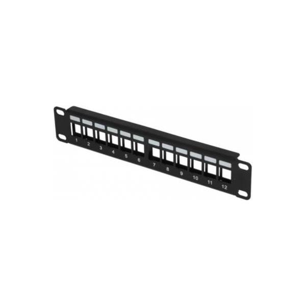 NaviaTec Modular 12-port Patch Panel, 10", PP6635
