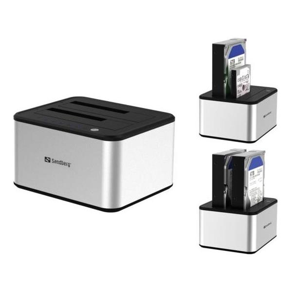 Sandberg USB 3.0 Hard Disk Cloner, 133-74