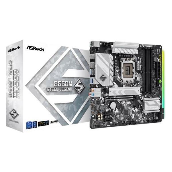 Asrock Intel LGA1700 B660M STEEL LEGEND, B660M STEEL