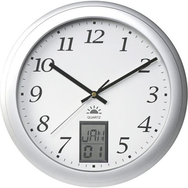 Sat zidni fi-31cm Instinct Unilux 100340853 sivi,