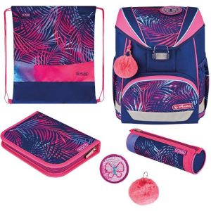 Torba školska anatomska 4/1 Ultralight Plus Tropical Chill Herlitz 50043224,