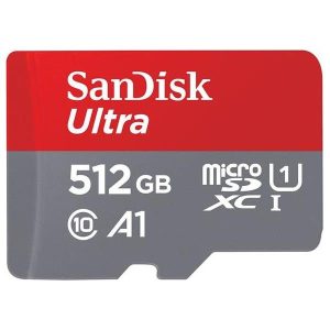 SANDISK Ultra microSDXC 512GB + Adapter, SDSQUAC-512G-GN6MA