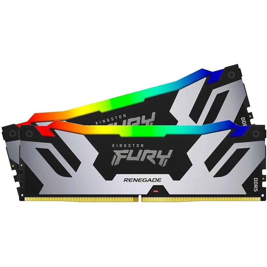 Kingston 32GB 6000MT/s DDR5 CL32 DIMM (Kit of 2) FURY Renegade RGB XMP, EAN: 740617329766, KF560C32RSAK2-32