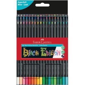 Boje drvene 36boja trokutaste Black Edition Faber-Castell 116436 blister