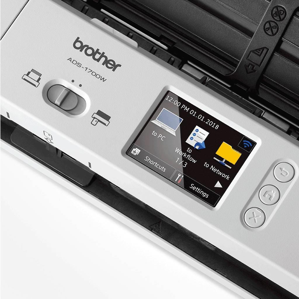 Skener Brother ADS1700W A4, wifi, duplex, adf, ADS1700WTC1 - Slika 4